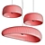 Minimalist Japanese pendant lamp 3D model small image 4