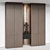 Modern Wardrobe with Decorative Niche 3D model small image 2