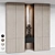 Modern Wardrobe with Decorative Niche 3D model small image 5