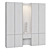 Modern Wardrobe with Decorative Niche 3D model small image 7