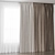 Tweed "Tree" Curtain Set 3D model small image 3