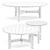 Luxury Italian Porada Tillow Tables 3D model small image 4