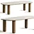 Sleek Dolmen Table for Elegance 3D model small image 1