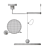 Adjustable Disc Ceiling Lamp 3D model small image 5