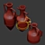 Wall Decor, Pitchers 3D model small image 3