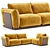 Modern 3-Seater Belfan Ferre Sofa 3D model small image 1