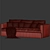 Elegant Lounge Grande Sofa Set 3D model small image 4