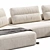 Modern Sectional Fabric Sofa, 2015 3D model small image 4