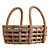 Braided Toy Basket Organizer 3D model small image 4