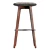 Modern Wooden Stool with Cushion 3D model small image 2