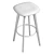 Modern Wooden Stool with Cushion 3D model small image 6