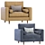 Stylish Madison Armchair for Modern Interiors 3D model small image 2