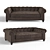 Luxury Larock Pet Sofa 3D model small image 1