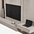 Spacious TV Wall Organizer 3D model small image 3