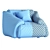 DS-705 London Sofa Bed 3D model small image 5