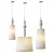 Bohemian Linen Pendant Light 3D model small image 3