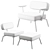 Ode Lounge Chair Set: Modern Elegance 3D model small image 7