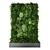 Unique Vertical Garden Wall Art 3D model small image 1