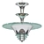 French Modernist Chandelier 1930 3D model small image 1