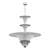 French Modernist Chandelier 1930 3D model small image 3