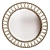 Wall Mirror 633812 Gold Frame 3D model small image 1