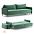 OM Milan Sofa Bed 3D model small image 1