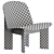 Modern Chisel Lounge Chair Set 3D model small image 3