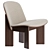 Modern Chisel Lounge Chair Set 3D model small image 6