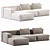 Tuodivano Chento Loft Sofa: Modern Elegance 3D model small image 5