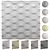 3D Wall Panels Pack - 5 Textures 3D model small image 1