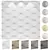 3D Wall Panels Pack - 5 Textures 3D model small image 4