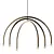  Arc Chandelier - Modern Elegance 3D model small image 1