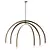  Arc Chandelier - Modern Elegance 3D model small image 6