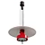 Sleek Metal Pendant Lamp 3D model small image 2