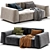 Transformable PARKER Sofa: Milano Bedding 3D model small image 1