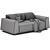 Transformable PARKER Sofa: Milano Bedding 3D model small image 5