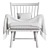 Ikea PERSBOL Chair Trio Renderings 3D model small image 7