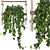 Vintage Ivy Plant Decor Set 3D model small image 5