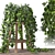 Vintage Ivy Plant Decor Set 3D model small image 6