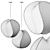 Modern Equinox Pendant Lights 3D model small image 3