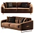 Modern Magnum Sofa Set 3D model small image 2