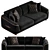 Modern Magnum Sofa Set 3D model small image 4