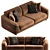 Modern Magnum Sofa Set 3D model small image 5