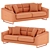 Modern Magnum Sofa Set 3D model small image 6