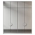 Modern Bookshelf Decor GHS-2419 3D model small image 3