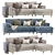 Modern Madison Chaise Sectional 2013 3D model small image 2