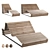 Park Benches, Lounger Set 3D model small image 2