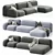 Ribbl-3 Modular Sofa Set 3D model small image 1