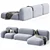 Ribbl-3 Modular Sofa Set 3D model small image 6