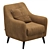 Stylish Odense Armchair by Divan.ru 3D model small image 6